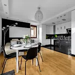 Sokratesa Business Apartments - 52M2 Terrace, Parking, Metro Nearby - By Rentujemy