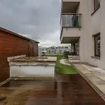 Sokratesa Business Apartments - 52M2 Terrace, Parking, Metro Nearby - By Rentujemy